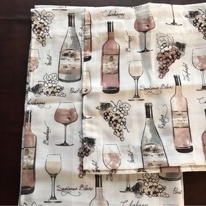 Cafe window curtains.